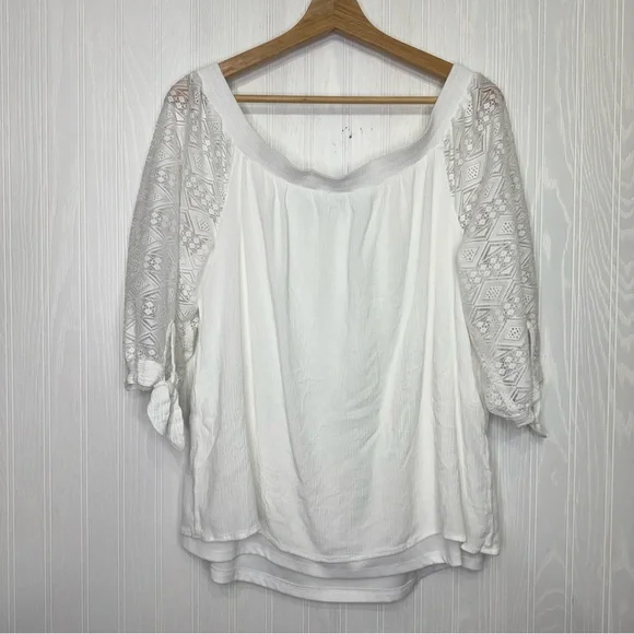 ALYX white off the shoulder shirt size 2X - Picture 5 of 8